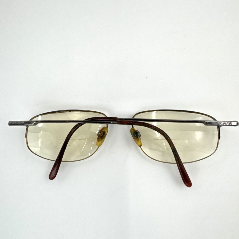 Vintage Jaguar Eyeglass Frames Model 3342-276 Bronze Tortoise Half Rim 55-17-140 - Picture 3 of 14